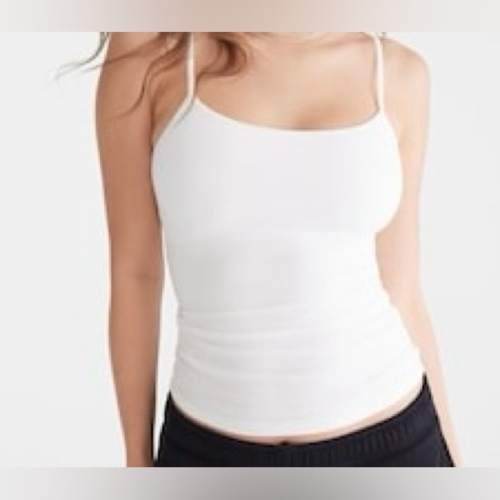 Aeropostale Women’s Favorite Shelf Bra Cami - WHITE - Small - NEW w/ TAG